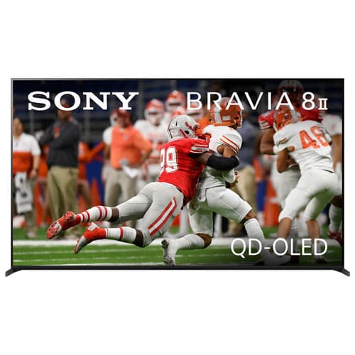 Sony BRAVIA 8 II 65" XR80M2 4K UHD Dolby Vision HDR QD-OLED 120Hz Dolby Atmos Google TV Smart TV (K65XR80M2) - 2025 - Great for Movies & Gaming
