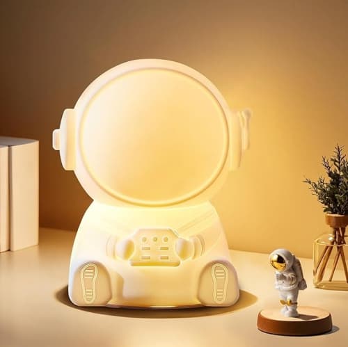 Bunny Night Light for Kids, 7 Colors LED Night Light Cute Stuff for Children Nightlight Thanksgiving Christmas Gifts (Astronaut)