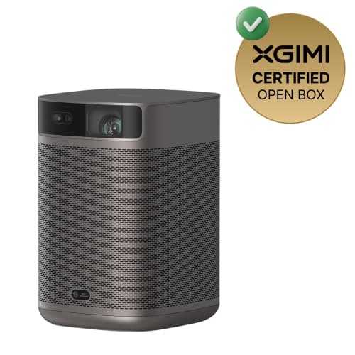 Open Box - XGIMI MoGo 2 Pro(NEW) Smart Mini Projector for Home Theatre, 1080p FHD, w/ Speaker, Portable Design, Google TV, 4K Movie Support - Full Warranty, Like New