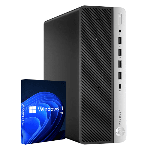 Refurbished (Good) - Hp ProDesk SFF Windows 11 Pro Desktop Computer PC- Intel Quad-Core I7 Processor Up to 4.00GHz, 16GB DDR4 RAM, 512GB SSD, Wireless Keyboard Mouse, WIFI