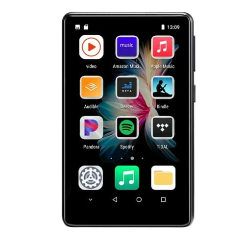 MP3/MP4 player – 4-inch IPS touchscreen, dual-band WiFi, Bluetooth 5.0, expandable memory, Digital audio player, portable media playerr [2G RAM + 16G storage]