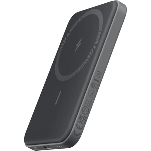 Anker 621 Magnetic Portable Charger (MagGo), 5,000mAh Wireless Power Bank with USB-C Cable, Magsafe-Compatible Battery Pack for iPhone 16 /15/14/13/12 Series