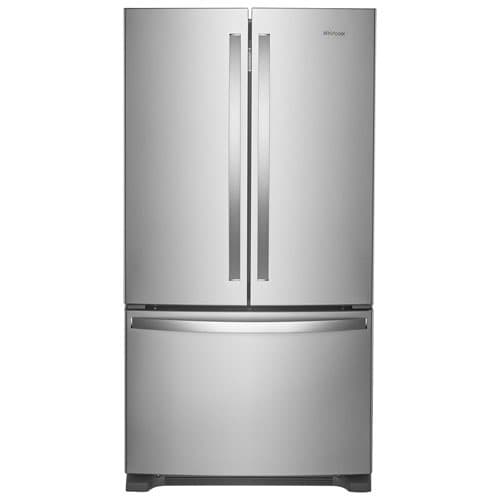 Open Box - Whirlpool 36" 25.2 Cu. Ft. French Door Refrigerator (WRFF3036RZ) - Stainless Steel - Perfect Condition