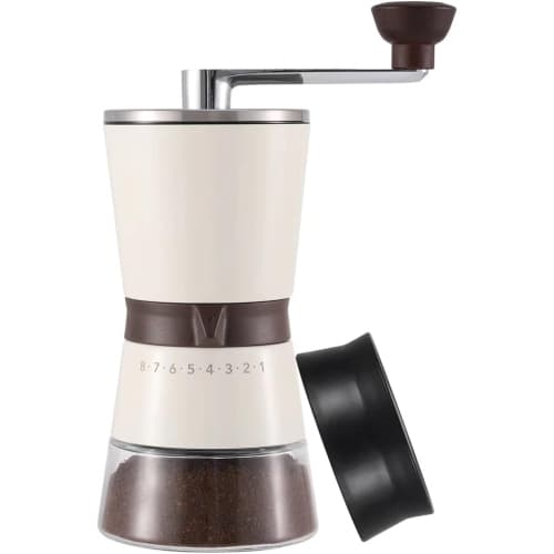 Hand-cranked coffee bean grinder household large-capacity coffee grinder coarse and fine adjustable coffee grinding bottle