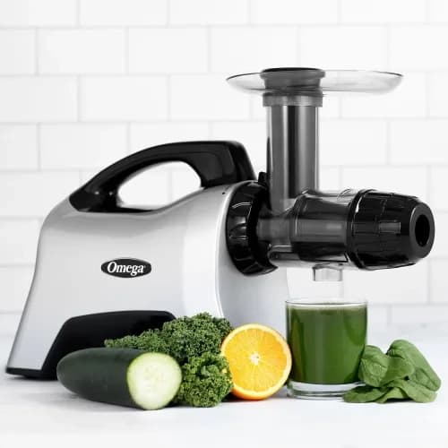 OPEN BOX-Omega NC1000HDS Fruit and Vegetable Juicer and Wheatgrass Juicer Slow Masticating BPA Free with Quiet Motor and Easy Clean