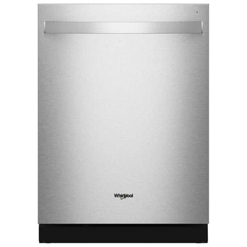 Whirlpool 24" 39dB Top Control w/ Total Wash Action & Auto Open Air Dry Dishwasher (WDTS8024SZ) - Stainless Steel