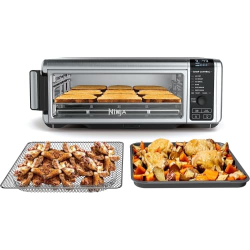 Refurbished (Excellent) - Ninja Foodi FT102CO Digital Fry, Convection Oven, Toaster, Air Fryer, Flip-Away for Storage, with XL Capacity