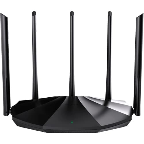 Tenda WiFi 6 Router for Home, AX1500 Dual Band Gigabit Router for Wireless Internet, Long Range Coverage with 5 * 6dBi High-Gain Antennas, 4 Gigabit Ports, Support WPA3, IPv6, Par