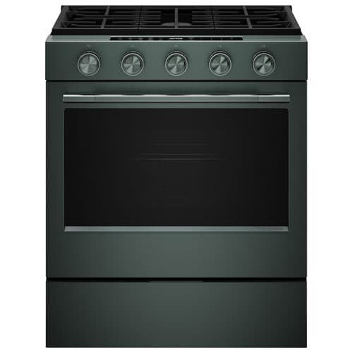 KitchenAid 30" 5.0 Cu. Ft. True Convection 5-Burner Slide-In Gas Air Fry Range (KSGS530SJP) - Juniper
