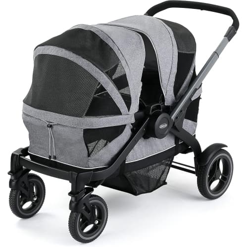 Graco Modes Adventure Stroller Wagon, Foldable 2 Seater Wagon for Kids, Teton