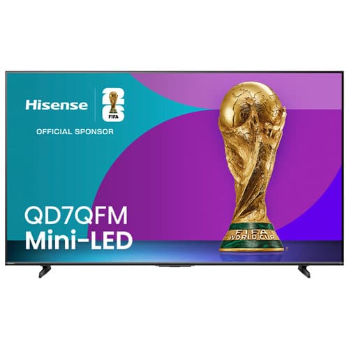 Hisense 50" QD7QFM 4K UHD HDR Dolby Vision Mini-LED Game Mode Pro Fire TV Smart TV (50QD7QFM) - 2025 - Great for Gaming & Streaming