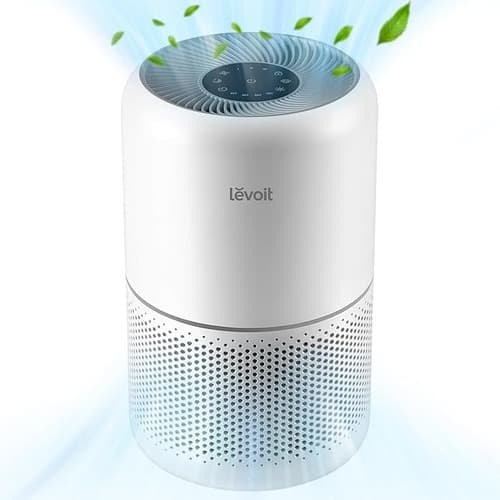 LEVOIT Core 300 Air Purifier – 3-Stage HEPA Filtration for Large Rooms up to 1,095 ft² – Sleep Mode, Timer, and Custom Filters – White