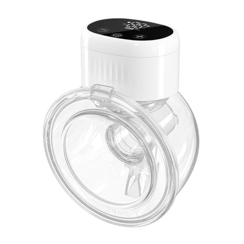 Electric Breast Pump Smart Wearable All-in-One Machine Silent Automatic Pumping Free Your Hands Portable Hands-free - White (One Piece)