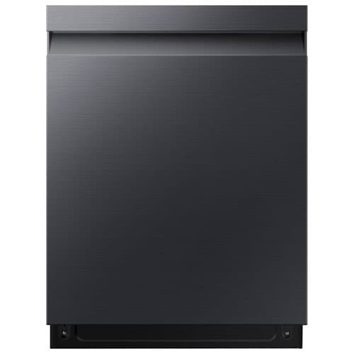 Samsung 24" 46dB Top Control Auto Open Door Dishwasher with Third Rack (DW80CG5450MTAA) - Matte Black Steel