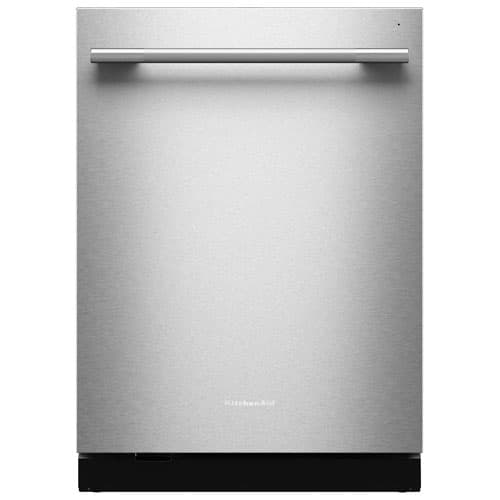 KitchenAid 24" 44dB Top-Control 360° Max Jets Advanced ProDry System Dishwasher with Third Rack (KDTS624SPS) - PrintShield Stainless