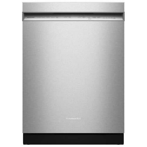KitchenAid 24" 47dB Top-Control 30+ Total Wash Jets ProDry System Dishwasher with Third Rack (KDFS224SPS) - PrintShield Stainless Steel