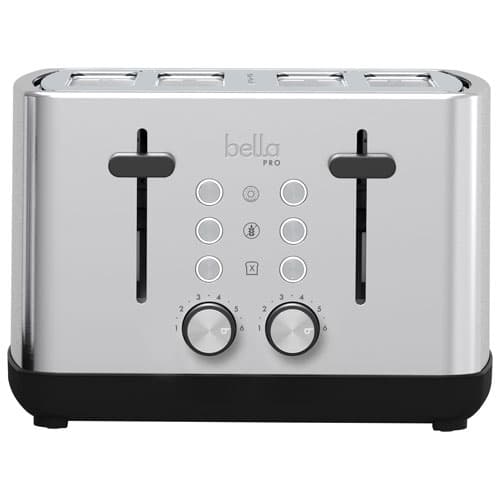 Refurbished (Excellent) - Bella Pro Toaster - 4-Slice - Stainless Steel