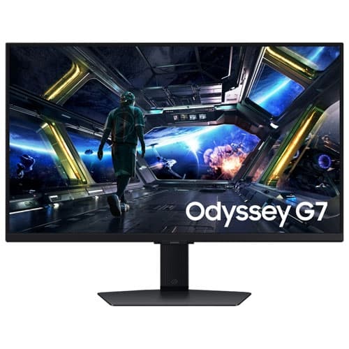 Open Box - Samsung Odyssey 27" 4K UHD 144Hz 1ms GTG IPS LED G-Sync FreeSync Gaming Monitor (LS27DG702ENXZA)