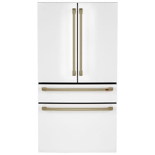 Café 36" 23.2 Cu. Ft. French Door Refrigerator with Water Dispenser (CJE23DP4WW2) - Matte White