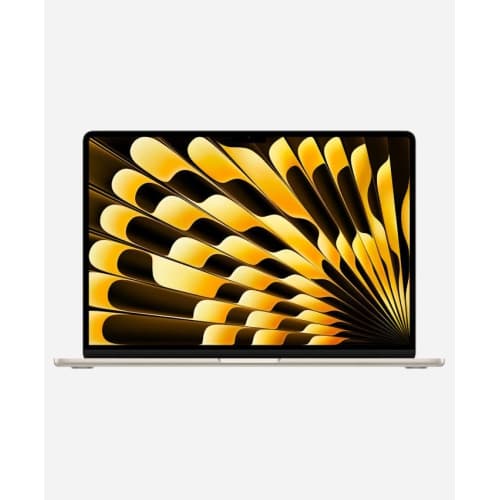 (Refurbished - Excellent) Macbook Air 15.3-inch (10-GPU, Starlight) 3.5Ghz 8-Core M2 (2023) Laptop 256GB Flash HD & 8GB RAM-Mac OS (Certified, 1 Yr Warranty)