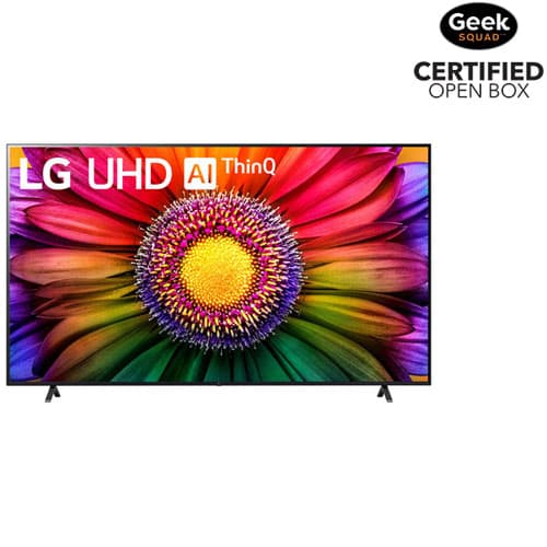Open Box - LG AI UR80 86" 4K UHD HDR LED 120Hz webOS Smart TV (86UR8000AUA) - 2025 - Great for Streaming & Gaming