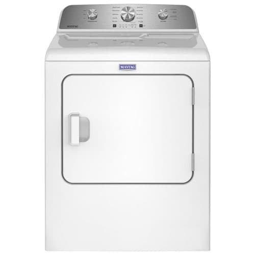 Maytag 7.0 Cu. Ft. Electric Dryer with Temperature Sensing and Wrinkle Care Option (YMED4205SW) - White