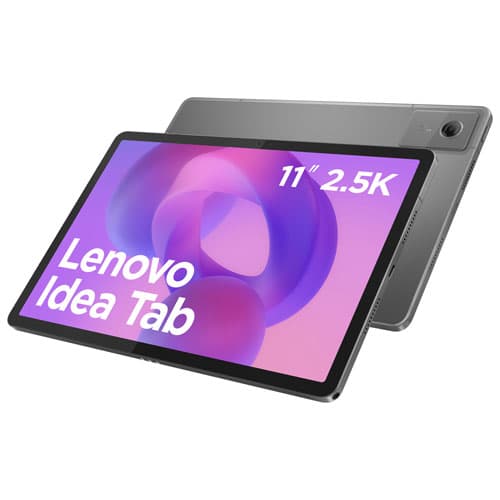 Lenovo Idea Tab 11" 128GB 8GB Android 15 Tablet with MediaTek Dimensity 6300 8-Core Processor - Luna Grey