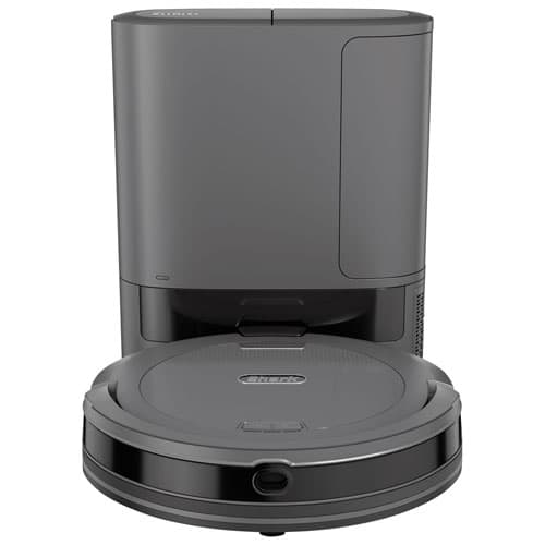 SHARK Navigator Bagless Robot Vacuum for Multi-Surface with Self-Emptying Dock, Wi-Fi, LiDAR SmartPath Navigation - Black