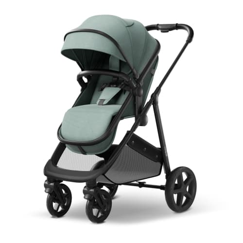 Mompush Wiz 2 in 1 Baby Stroller – Convertible Newborn to Toddler Stroller, Infant Pramette Mode, One-Hand Fold, Reversible Seat, UPF 50+ Canopy