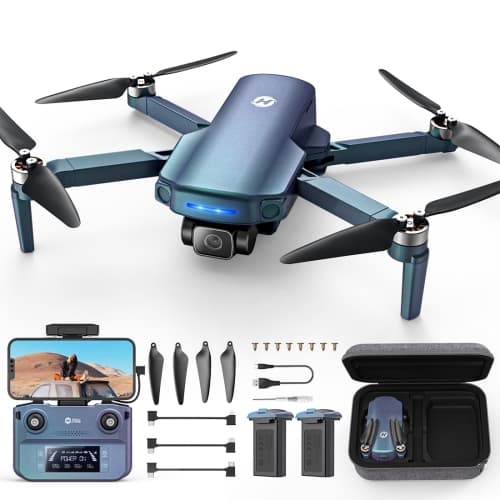 Holy Stone HS360S Under 249g GPS Drone with 4K UHD Camera Beginner Friendly & Bonus Battery - Green