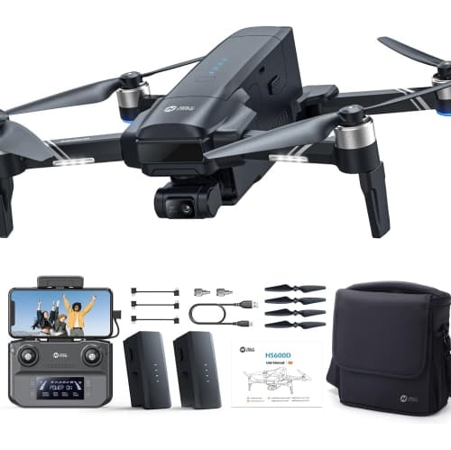 Holy Stone HS600D GPS Drones with Camera for Adults 4K,3 Axis Brushless Gimbal Drone 603g,4K/30FPS Video, 48MP Photo, 80 Mins Flight Time,20000Ft Long Range,QuickShot