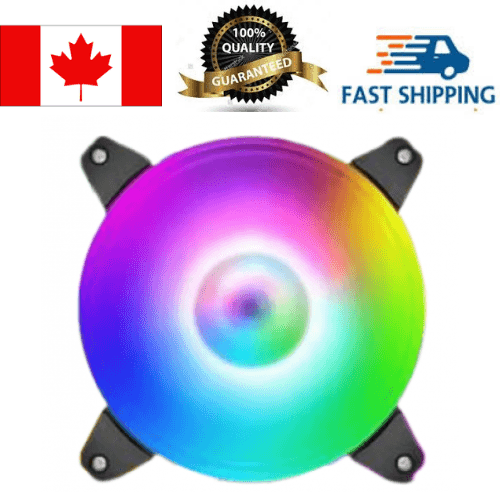 12CM Jade Ring Computer Case Fan with Multiple Light Modes