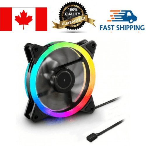 140mmX140mm RGB LED Light Fan (Case)