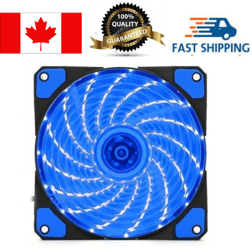 120x120x25mm Blue Light LED Fan (Case)