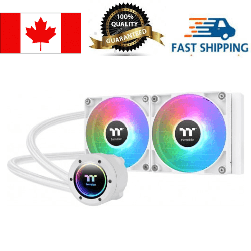 Thermaltake (White)TH240 V2 ARGB 240mm Liquid Cooler CL-W364-PL12SW-A