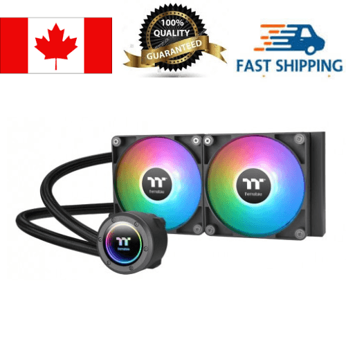 Thermaltake (Black)TH240 V2 ARGB 240mm Liquid Cooler CL-W361-PL12SW-A