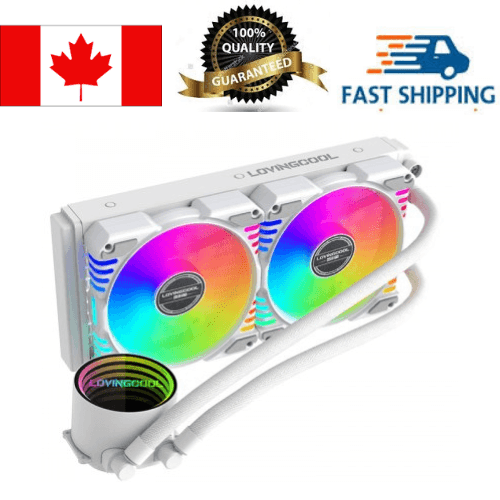 LC-W240-D 240mm ARGB Liquid Cooler (White)