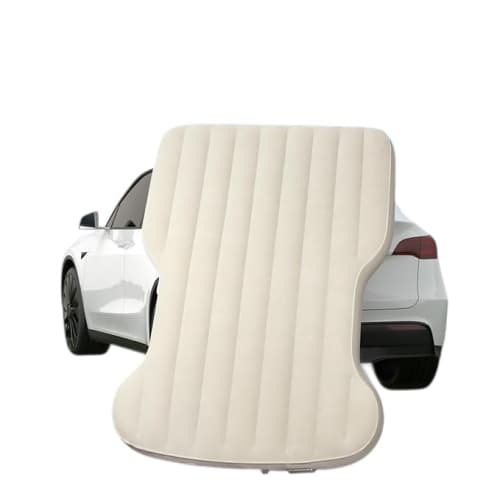 Customized Self-Inflating Mattress for Tesla Model Y and Model 3 (2021–2025), Comfortable Car Sleeping Pad with Cordless Rechargeable Air Pump, Portable Camping Mattress