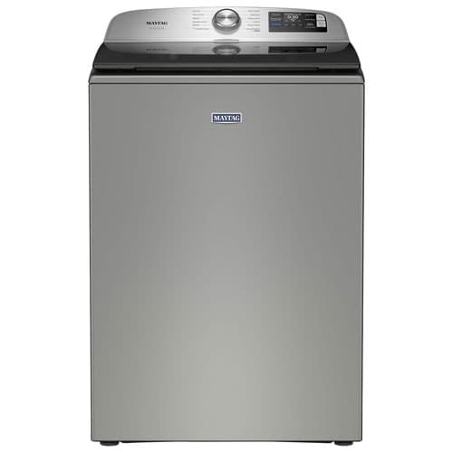 Maytag (MTW7205RR) 6.0 Cu. Ft. (IEC) High Efficiency Top Load Washer with Smart Connectivity - Classic Silver