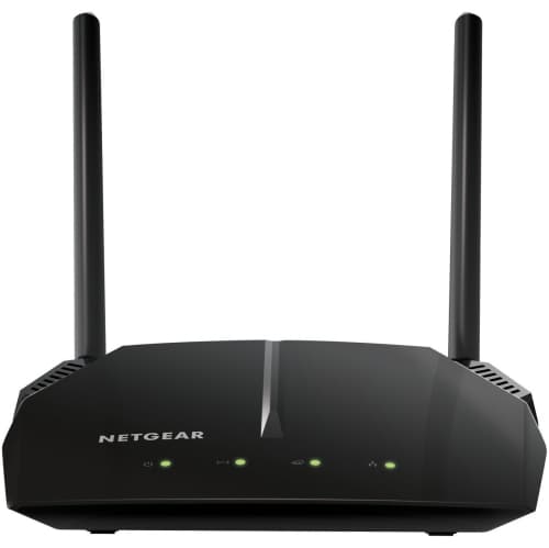 Refurbished Good - NetGear R6080-100INS (AC1000) Dual-Band Wi-Fi Router – Up to 1000 Mbps Speed, 4 Ethernet Ports – Ideal for Homes, Students & Small Offices