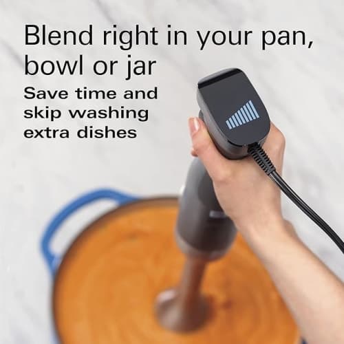 Open Box-Hamilton Beach Silver Professional Variable Speed Hand Blender