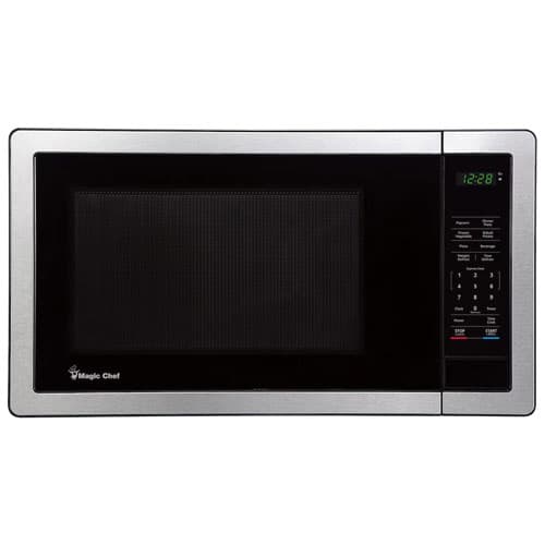 Magic Chef 1.1 Cu. Ft. Counter Top Microwave (MC110MSTF) - Stainless Steel