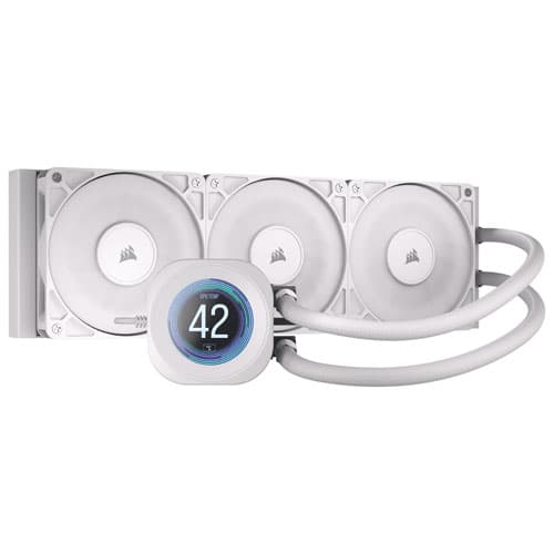 Corsair Nautilus 360 RS LCD Liquid CPU Cooling System - White