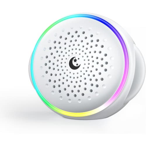 White Noise Machine with Small Speaker,Portable Soothing Sleep Machine Noise Machine,27 Soothing Sounds & Night Light,Sleep Soother for Baby Adults