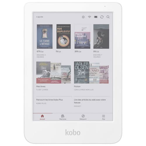 Kobo Clara Colour 6" Digital eReader with Touchscreen - White