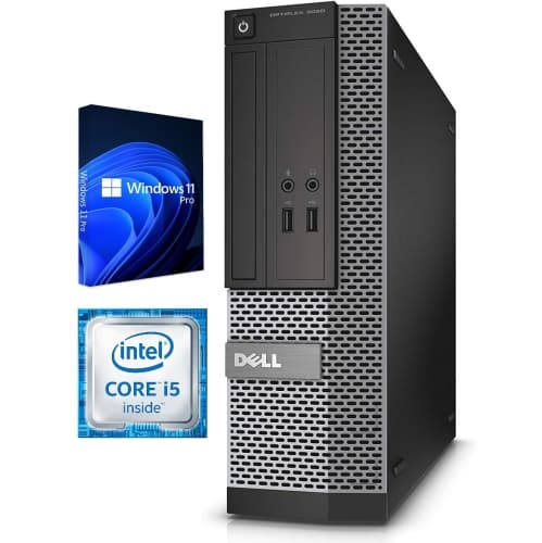 Dell OptiPlex 3020 SFF / i5-4570 / 8GB RAM / 500GB HDD / Windows 11 Pro / WiFi - Business Desktop PC Computer - Refurbished (Good)