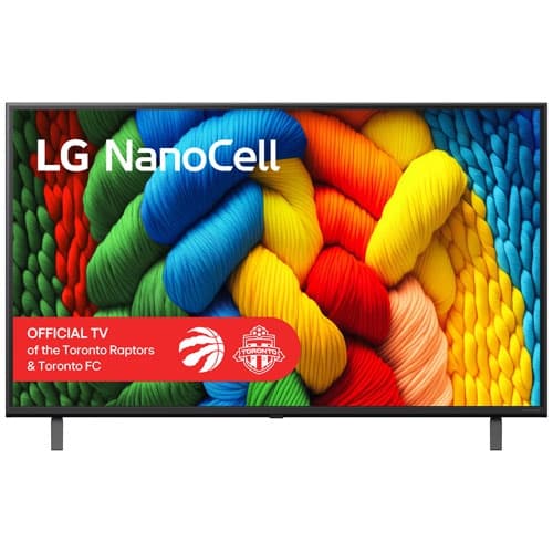 Open Box - LG 55" 4K UHD HDR NanoCell LED webOS Smart TV (55NANO80AUA) - Great for Streaming