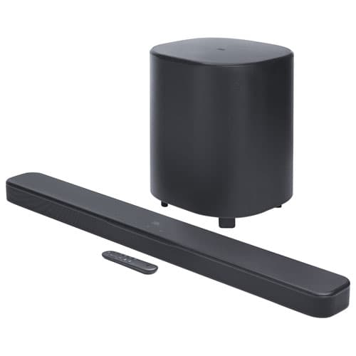 JBL Bar 500 MK2 750-Watt 5.1 Channel Dolby Atmos Sound Bar with Wireless Subwoofer