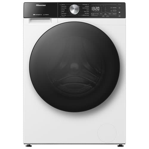 Hisense (WF5S2845BW) 3.1 Cu. Ft. (IEC) Stackable High Efficiency Compact Washer with Steam - White