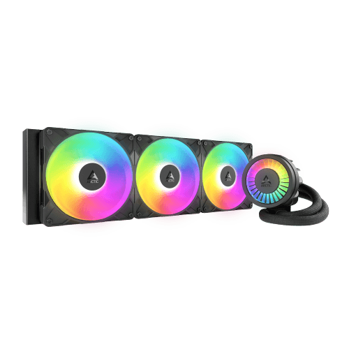Arctic Liquid Freezer III Pro 420 A-RGB AIO CPU Water Cooler (Intel & AMD), New Silent & Powerful VRM Fan, Improved Radiator, Efficient PWM Pump (BLACK)